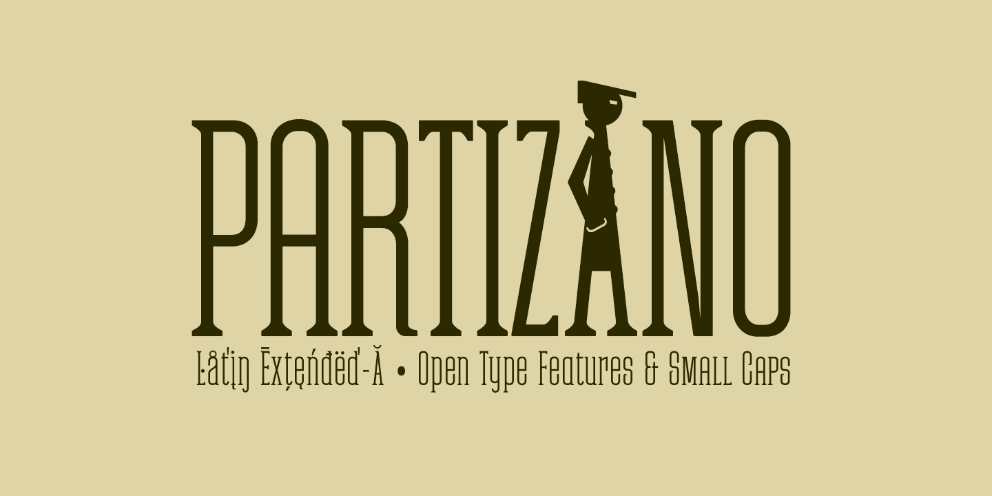 Пример шрифта Partizano Serif